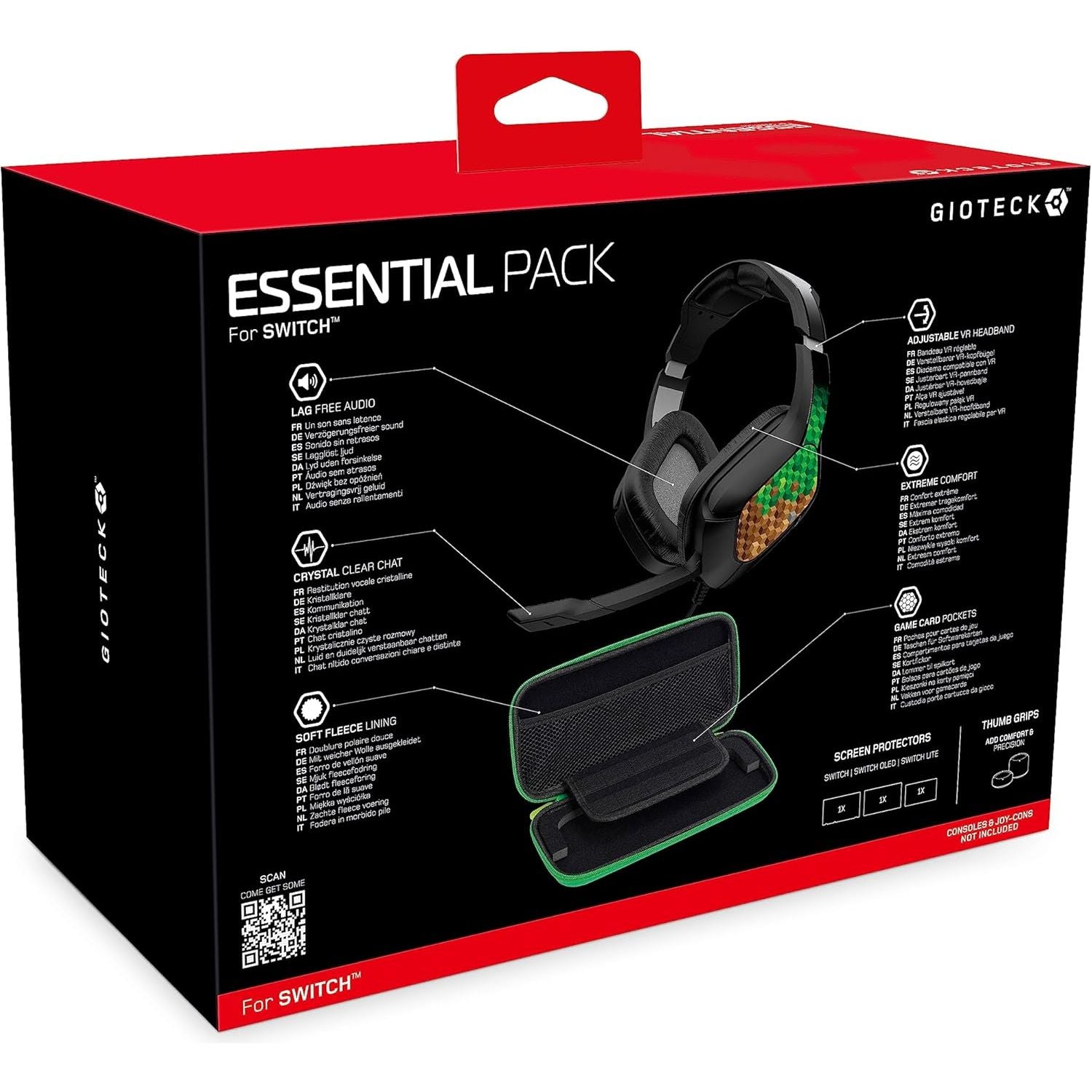 Buy Freemode,Freemode Essential Pack for Nintendo Switch, Switch Lite, and Switch OLED (Cube) - Gadcet UK | UK | London | Scotland | Wales| Near Me | Cheap | Pay In 3 | Portable Game Console Accessories